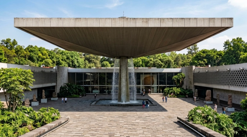 Museo Nacional de Antropologia im Chapultepec Park